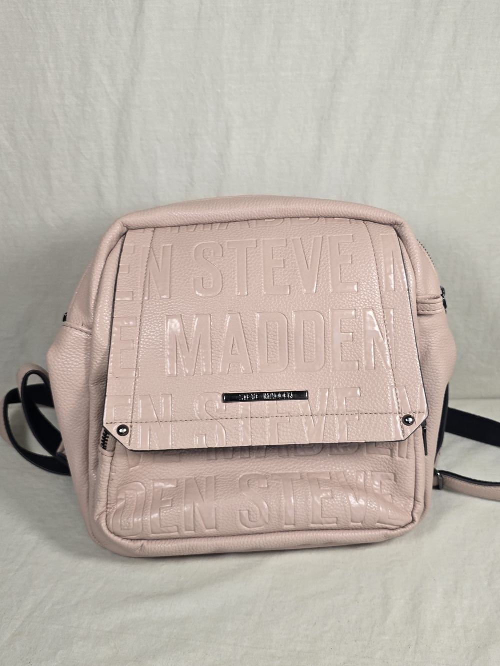 Steve Madden Blush Embossed Mini Backpack